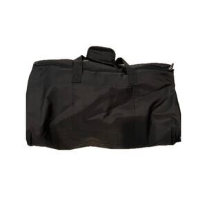 No Label XL Black Duffel Bag 24"x12"x10"